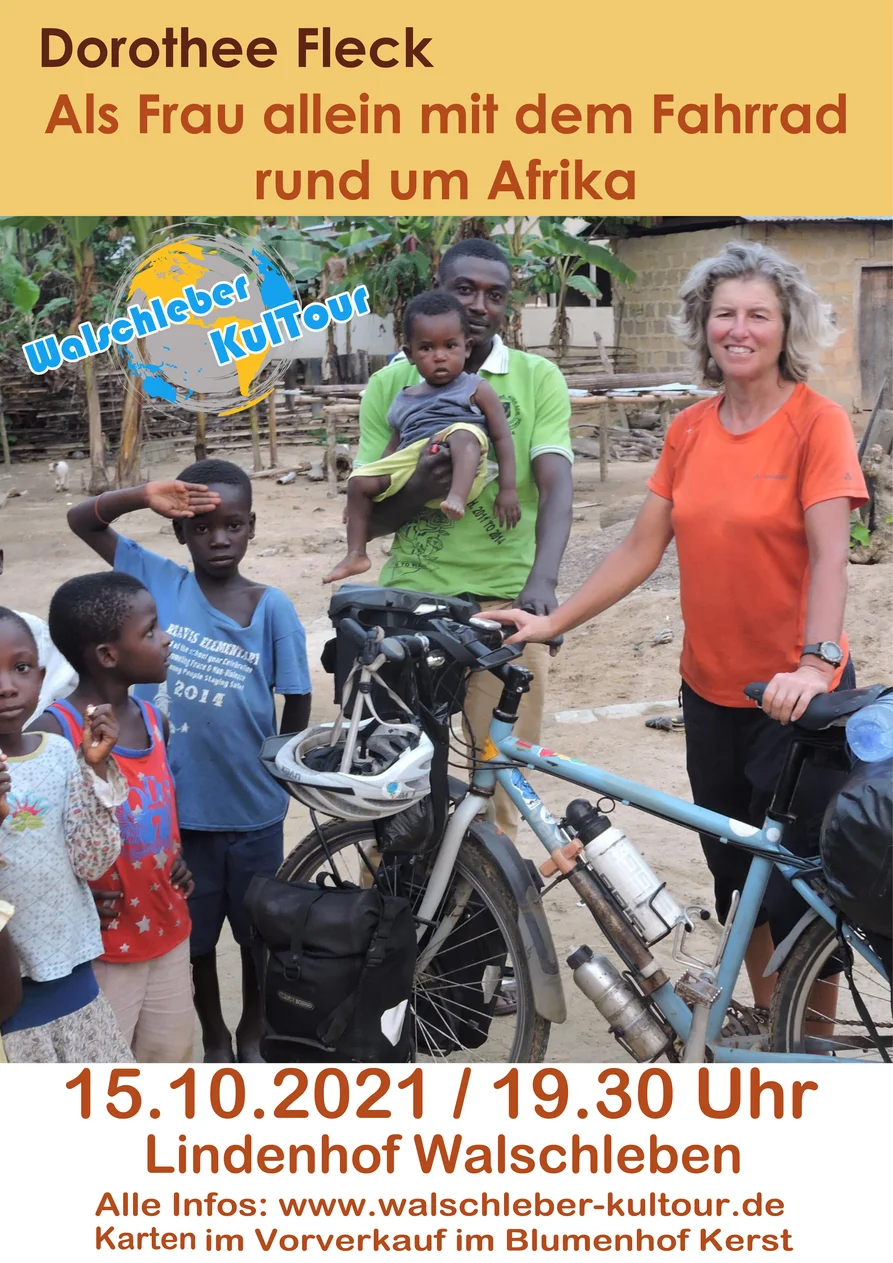 Als Frau alleine mit dem Fahrrad rund um Afrika