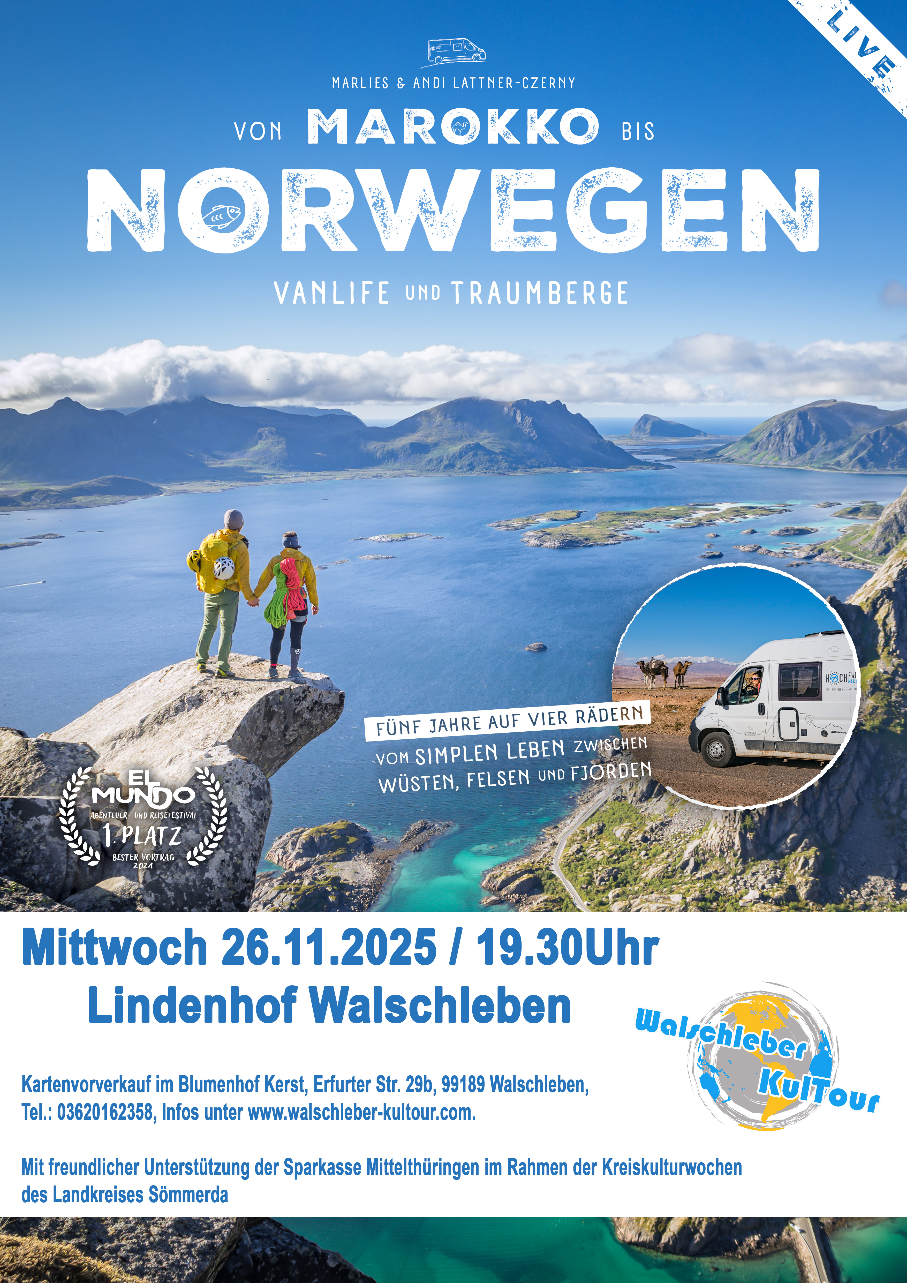 Von Marokko bis Norwegen